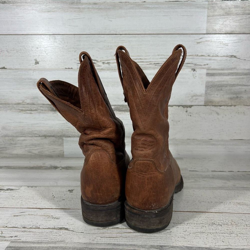 Tecovas Stockton Bison Leather Men's Boots - Picture 3 of 8